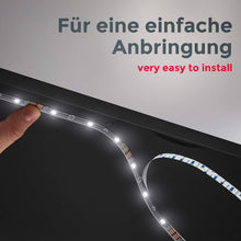 Carica l'immagine nel visualizzatore di Gallery, B.K.Licht Striscia LED Smart RGB, 2m, App, Wi-Fi, alimentazione USB, cambia colore con lo smartphone, adesiva, accorciab