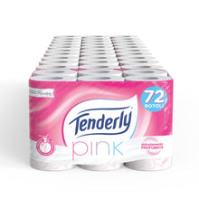 Carica l'immagine nel visualizzatore di Gallery, Tenderly, Carta Igienica, Pink, 72 Rotoli, Pulizia Efficace, Delicatamente Profumata, Finemente Decorata, Dermatologicam