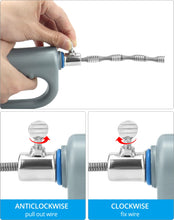 Carica l'immagine nel visualizzatore di Gallery, QWORK® Molla Sonda Sturatubi - 10M x 6mm - per Scarico Vasca e Lavello Cucina