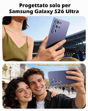 Carica l'immagine nel visualizzatore di Gallery, CloudValley Protezione Lenti Fotocamera Bling per Samsung Galaxy S26 Ultra, Vetro Temperato 9H, HD Trasparente con Decor