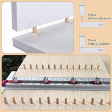 Carica l'immagine nel visualizzatore di Gallery, 400 Pezzi Tasselli in Legno Scanalati , Spine e Perni in Legno Duro 10x40mm, Tasselli per Mobili, Assemblaggio, Riparazi