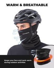 Carica l'immagine nel visualizzatore di Gallery, ROCKBROS Scaldacollo Invernale Termico Moto Passamontagna Fasce Caldo Ciclismo Motociclismo per Inverno Multifunzionale 