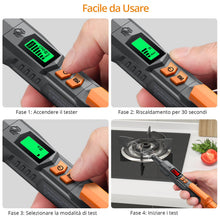 Carica l'immagine nel visualizzatore di Gallery, Neoteck Rilevatore Fughe Gas 50-3000ppm Doppia Sensibilità Design Tascabile