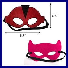 Carica l&#39;immagine nel visualizzatore di Gallery, ZPIMY 38 Pezzi Maschere di Supereroi, Maschere per Bambini, Maschere Supereroi Per Bambini, Supereroe per Feste, Maschere Feltro Mascherine del Partito, Supereroi Maschere Cosplay Per Bambini Adulti