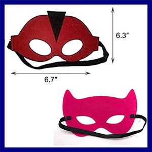 ZPIMY 38 Pezzi Maschere di Supereroi, Maschere per Bambini, Maschere Supereroi Per Bambini, Supereroe per Feste, Maschere Feltro Mascherine del Partito, Supereroi Maschere Cosplay Per Bambini Adulti