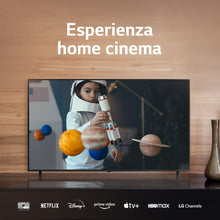 Carica l'immagine nel visualizzatore di Gallery, LG UHD 75'', Serie UR75, Smart TV 4K, 75UR75006LK, Processore α5 Gen6, HDR10 Pro, Filmmaker Mode, Game Optimizer, Wi-Fi, webOS 23, Alexa, Sports Portal, 3 HDMI, 2 USB