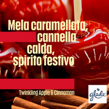 Carica l'immagine nel visualizzatore di Gallery, Glade Diffusore a Bastoncini, Twinkling Apple &amp; Cinnamon, (3x50 ml)