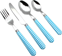 Carica l'immagine nel visualizzatore di Gallery, EXZACT Colore Posate in acciaio inox set 24 pz - 6 x 24 X Colori Assortiti