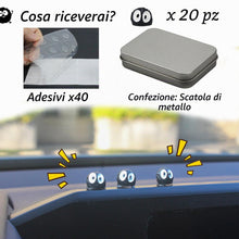 Carica l'immagine nel visualizzatore di Gallery, 20 Pezzi Ornamento per Auto Oscillante Divertente Ciondolo Mini per Cruscotto Specchietto Retrovisore Accessori Interni 