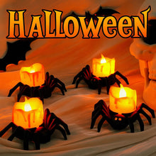 Carica l'immagine nel visualizzatore di Gallery, Luci di Candela a Ragno per Halloween, 12 Pezzi