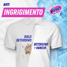 Carica l'immagine nel visualizzatore di Gallery, Vanish Oxi Action Multipower Polvere Bianco Splendente, Smacchiatore per Capi Bianchi, 1 Confezione da 500 g per Bucato, Additivo Lavatrice Multiazione senza Candeggina