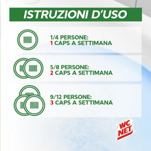 Carica l'immagine nel visualizzatore di Gallery, Wc Net Professional Fosse Biologiche, Capsule Idrosolubili per WC, 20 Caps