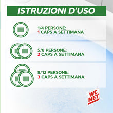 Carica l'immagine nel visualizzatore di Gallery, Wc Net Professional Fosse Biologiche, Capsule Idrosolubili per WC, 20 Caps
