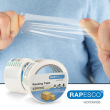 Carica l'immagine nel visualizzatore di Gallery, RAPESCO 1697 Nastro da Imballaggio, 50 mm x 60 m, Trasparente, 2 Nastri