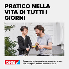 Carica l'immagine nel visualizzatore di Gallery, Tesa Extra Power - Nastro in tessuto nero, lunghezza 2,75 m, larghezza 19 mm
