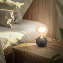 Carica l'immagine nel visualizzatore di Gallery, Briloner - Lampada da tavolo con interruttore a filo, base in ceramica, E27 max. 25W, lampada da comodino, scrivania, co