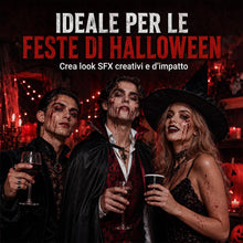 Carica l'immagine nel visualizzatore di Gallery, Sangue Finto Halloween Kit - Lavabile Fake Blood per Trucchi Halloween