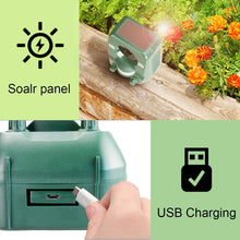 Carica l&#39;immagine nel visualizzatore di Gallery, Dissuasori Repellente Ultrasuoni Gatti - Esterno Dissuasore Solare Scaccia 5 Modalità IPX44 Impermeabile Anti Animali con Allontanamento contro Gatti, Cani, Animali per Giardino