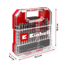 Carica l'immagine nel visualizzatore di Gallery, Einhell L-CASE 40 pezzi set di inserti e punte