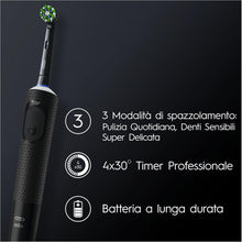 Carica l'immagine nel visualizzatore di Gallery, Oral-B 2 Spazzolini Elettrici Vitality Pro, Blu e Nero, 2 Testine