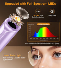 Carica l'immagine nel visualizzatore di Gallery, Gritin 2026 2a Gen Luce per Lettura LED Full Spectrum-Viola