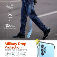 Carica l'immagine nel visualizzatore di Gallery, Ferilinso Cover per Samsung Galaxy A32 5G / M32 5G + 2 Pezzi Pellicola Protettiva Vetro Temperato [Transparente TPU Cust