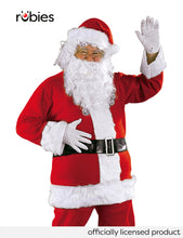 Carica l'immagine nel visualizzatore di Gallery, Rubies Costume Babbo Natale Deluxe adulti, Vestito completo e parruca con barba, Taglia Unica, Ufficiale Rubies per Natale, Feste, Carnivale, Cosplay
