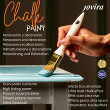Carica l'immagine nel visualizzatore di Gallery, JOVIRA PINTURAS Chalk Paint - Vernice gessata all'acqua opaca + Pennello speciale per legno. Rinnovate i vostri mobili c