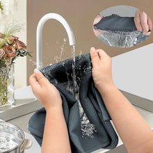 Carica l'immagine nel visualizzatore di Gallery, Strofinacci Cucina Cotone, Canovacci Cucina Cotone45 x 65 cm, 4 Pezzi in Aspetto Cialda, Asciugamani Cucina Super Assorb