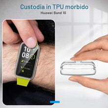 Carica l'immagine nel visualizzatore di Gallery, iVoler 3 Pezzi Cover e Pellicola Protettiva per Huawei Band 10 / Huawei Band 9 / Huawei Band 8, Copertura Completa Custo