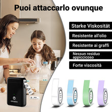 Carica l'immagine nel visualizzatore di Gallery, ORGBRO X1 Etichettatrice Termica Portatile Bluetooth - Mini Stampante per Etichette Adesive Senza Inchiostro/Cartucce con 1 Rotolo Incluso, Compatibile con iOS/Android per Casa, Ufficio (Nero)