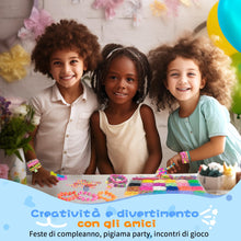 Carica l&#39;immagine nel visualizzatore di Gallery, Uolifrem Elastici per Braccialetti Bambini, 29 Colori Elastici Braccialetti Kit, Fai Da Te Loom Bands Kit con Accessori，Starter kit di elastici, Regalo per Ragazze e Ragazzi