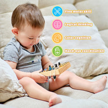 Carica l'immagine nel visualizzatore di Gallery, Joyreal Busy Board Montessori 2 Anno, Giochi in Legno con 19 LED, Pannello Sensoriale Bambini Montessori, Giochi Educativi Regalo Bimbo 2 3 4 Anni