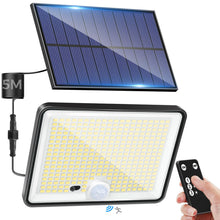 Carica l'immagine nel visualizzatore di Gallery, LOTMOS 1 Pezzo Faretti Solari a Led da Esterno, 342 LED Luce Solare Led Esterno con Sensore di Movimento IP65 Impermeabi