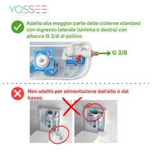 Carica l'immagine nel visualizzatore di Gallery, Galleggiante Cassetta WC, Valvola di Riempimento per Cassette Esterne