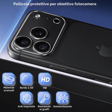 Carica l'immagine nel visualizzatore di Gallery, per iPhone 18 Pro Pellicola Fotocamera Vetro temperato