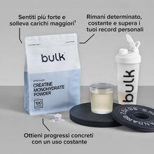 Carica l'immagine nel visualizzatore di Gallery, Bulk Creatina Monoidrato Polvere, Senza aroma, 500 g