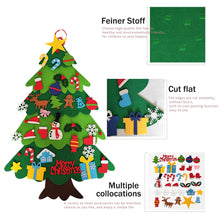 Carica l'immagine nel visualizzatore di Gallery, LUOHONG Albero Natale Feltro per Bambini, 32 Ornamenti Staccabili Regali di Natale di Nuovo Anno per Bambini, Decorazioni Natale per Pareti di Porte
