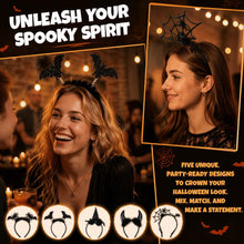Carica l'immagine nel visualizzatore di Gallery, Fasce per Capelli di Halloween 5Pezzi Copricapo di Halloween Ragno Web