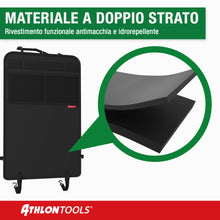 Carica l'immagine nel visualizzatore di Gallery, ATHLON TOOLS Protezione per lo schienale del sedile auto con rivestimento, protezione per lo schienale auto con tappetin