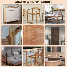 Carica l'immagine nel visualizzatore di Gallery, ACWOO Kit di Riparazione Mobili in Legno, 25 Pezzi Pennarello per Legno con Bastoncini di Cera, Stucchi per Legno con Te