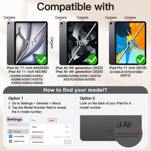 Carica l'immagine nel visualizzatore di Gallery, JETech Custodia Magnetica per iPad Air 11" M4/M3/M2, Air 5/4, Nero