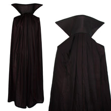 Carica l'immagine nel visualizzatore di Gallery, papapanda Vampiro Collo Alto Mantello Rosso Nero 130cm per Bambini e Adulti