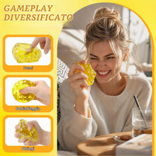 Carica l'immagine nel visualizzatore di Gallery, 2PCS Cheese Squishy Square,Giocattolo Formaggio,Anti stress Squeeze Toy