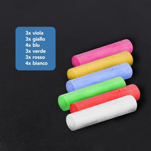 Carica l'immagine nel visualizzatore di Gallery, Westcott gesso stradale | 20 pezzi di gesso stradale colorato per bambini in un pratico secchio per il trasporto | facile da lavare | adatto per asfalto, lavagna o pietra | E-744981 00