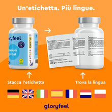 Carica l&#39;immagine nel visualizzatore di Gallery, Magnesio Bisglicinato, 400mg Magnesio Elementare per Dose Giornaliera, Scorta 2 Mesi, Alto Dosaggio, Magnesio Chelato Digeribile ad Alta Biodisponibilità, 100% Vegan