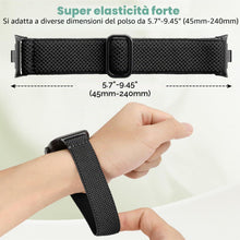 Carica l'immagine nel visualizzatore di Gallery, 2 Pezzi Cinturino Compatibile con Xiaomi Redmi Watch 6/5/4 Uomini Donne,Regolabile Sportiva Nylon Elastico Cinturino per