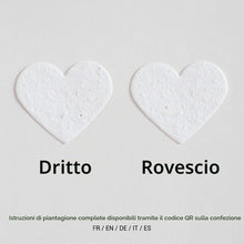 Carica l'immagine nel visualizzatore di Gallery, Carta Blooming Hearts 300 g/mq (Vuota, 25)