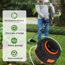 Carica l'immagine nel visualizzatore di Gallery, Testina per decespugliatore P25, adatta per McCulloch B26PS T26CS MT260CLS