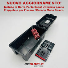 Carica l'immagine nel visualizzatore di Gallery, Trappola per Topi Roshield con Finestra di Ispezione - Contenitore Sicuro per il Controllo dei Ratti | Casa, Capannone e